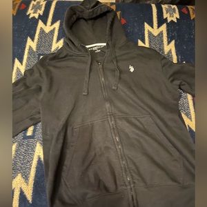 Polo zip-up hoodie